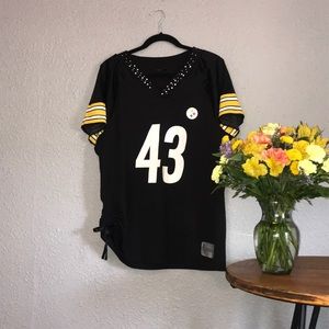 Polamalu #43 Steelers Women’s Bling REEBOK Jersey